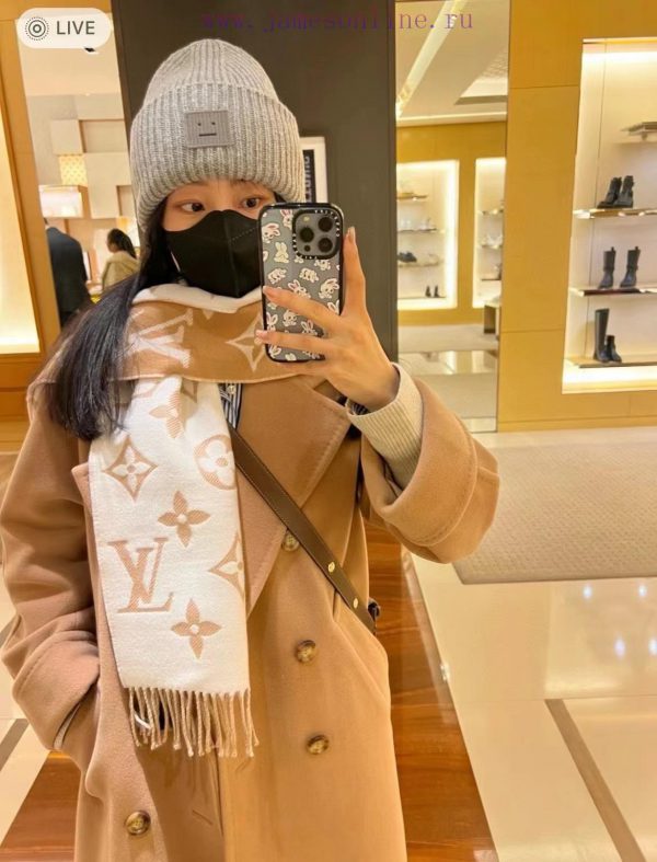 ️ Donkey brand essential double-sided presbyopia wool scarf~The presbyopia element is really4pnxrr14 - Image 3