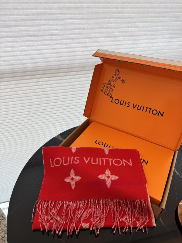 ️ Donkey brand essential double-sided presbyopia wool scarf~The presbyopia element is reallyv12qlgfs - Image 5