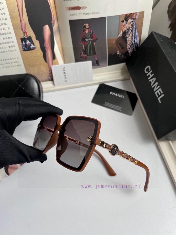 The new CHANEL women's polarized sunglasses TR90 material imported Polaroid high-definition 95etv5a6 - Image 7