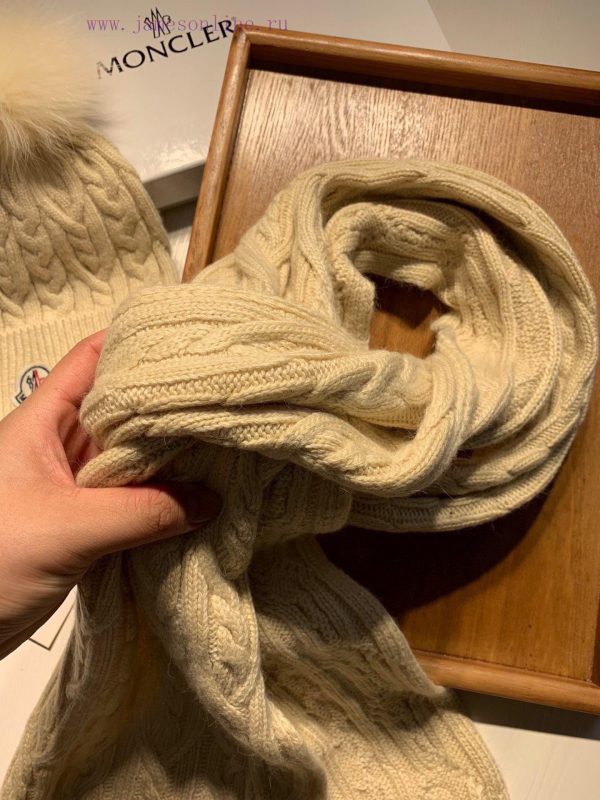 Mask set cashmere set hat - with fox fur ball classic set hat scarf ️ Warm and super comfortf8pcaw1e - Image 10