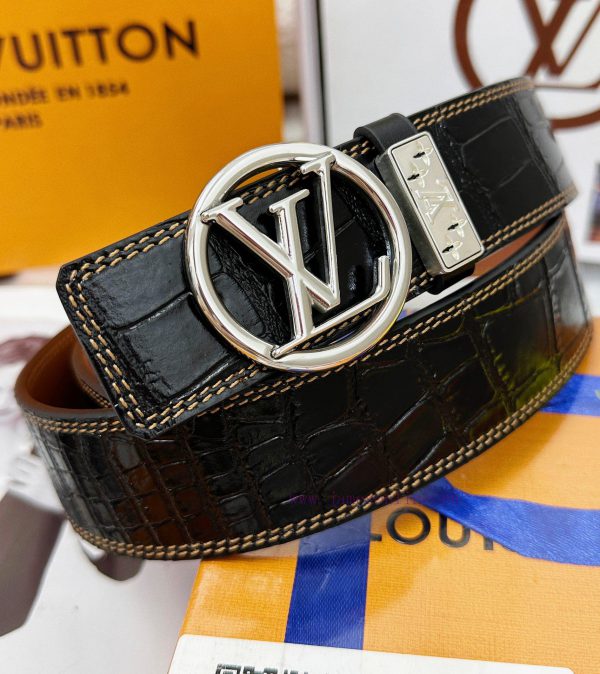 Belt LV Louis Vuitton's top tier replicaThe waistband is made of 100% imported original cowh xia3r6dt