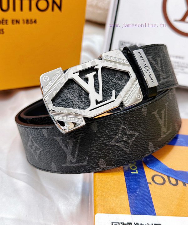 Belt LV Louis Vuitton inlaid with full diamondsThe waistband is replicated with 100% head la axybek7z