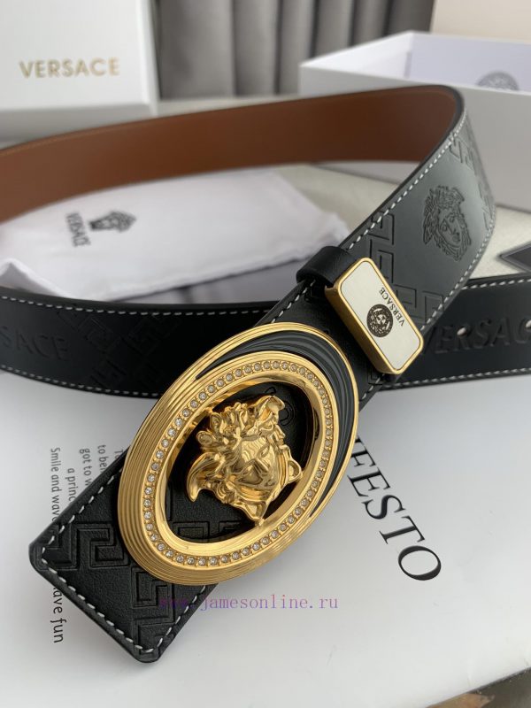Versace. Versace ️Hanging buckle, classic human head pure copper hanging buckle, photographe uax865j0 - Image 8