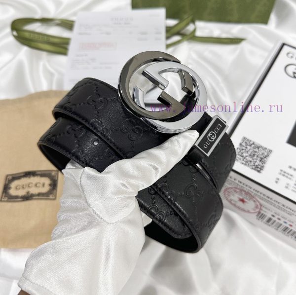 Belt Gucci Gucci️Belt made of 100% head layer cowhide, guaranteed genuine leather, 24k diamo pxe34ctc