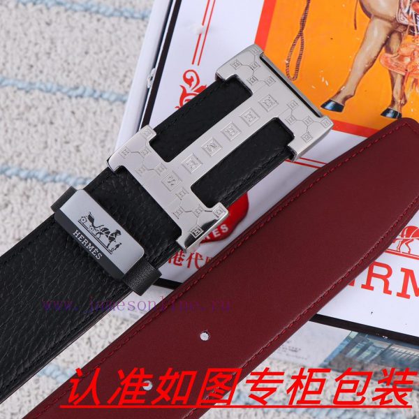 Hermes ️The material is made of 100% top layer cowhide, ensuring that 24k pure steel buckles wjuzljcd - Image 8