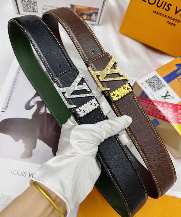 Belt LV Louis Vuitton's top tier replicaThe waistband is made of 100% cowhide, ensuring genu 6focgphw