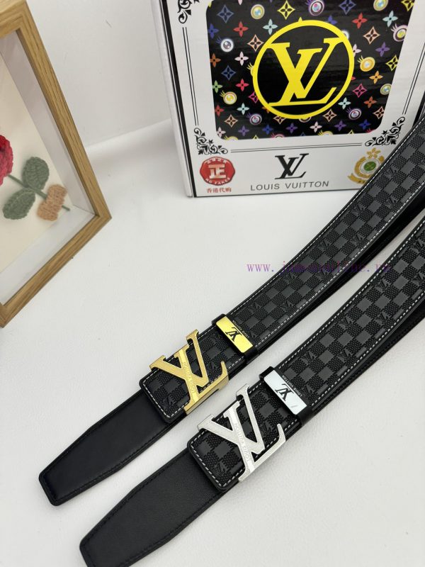 LV... Louis VuittonMaterial: Leather Belt with 100% Head Layer. The leather belt is guarante n4zzo61q