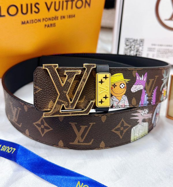 Belt LV Louis ReproductionBelt made of 100% head layer cowhide, ensuring genuine leather sti cnbmsb3t - Image 6