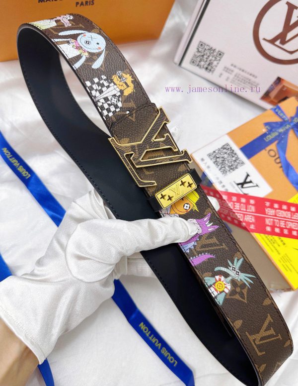 Belt LV Louis ReproductionBelt made of 100% head layer cowhide, ensuring genuine leather sti cnbmsb3t - Image 8