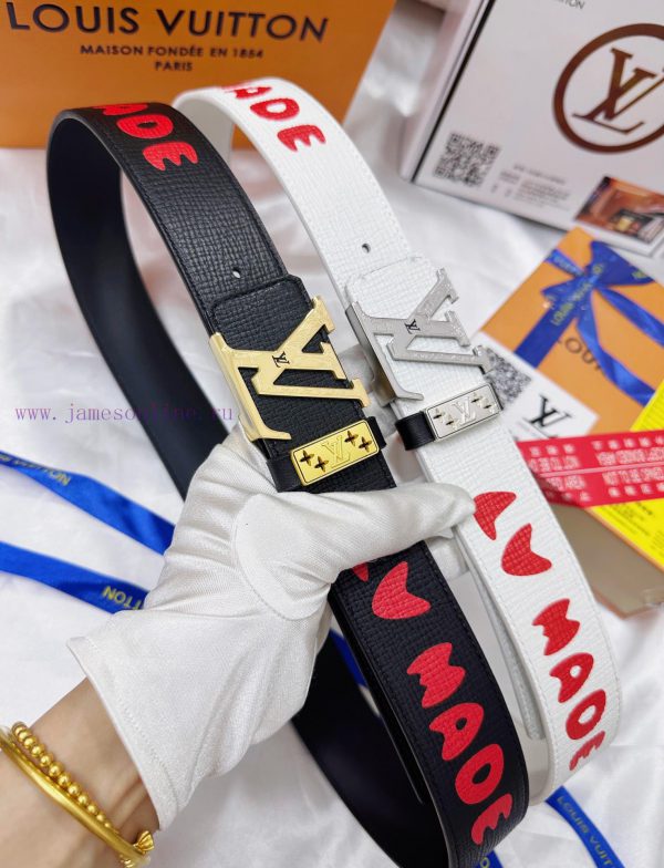 Belt LV Louis ReproductionThe waistband is made of 100% head layer cowhide, ensuring genuine 4c2qwuug