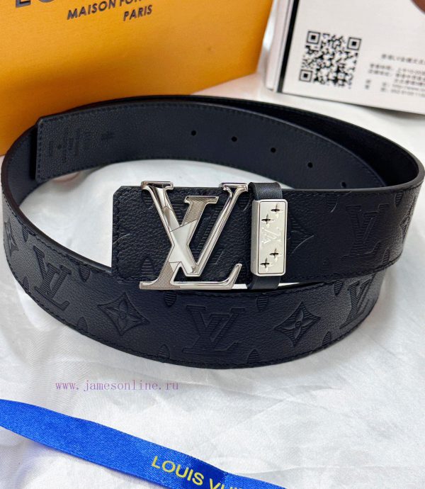 Belt LV Louis Vuitton's top tier replicaThe waistband is made of 100% cowhide, ensuring genu l5596mnd - Image 6