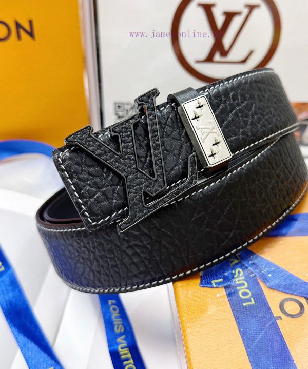 Belt LV Louis Vuitton's top tier replicaThe belt is made of 100% imported original cowhide, lt5wdu62 - Image 3
