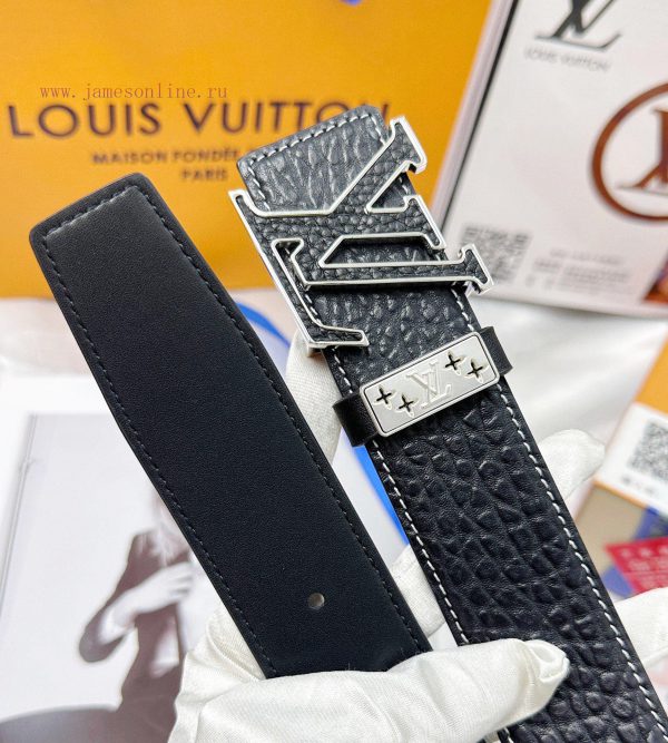 Belt LV Louis Vuitton's top tier replicaThe belt is made of 100% imported original cowhide, lt5wdu62 - Image 10