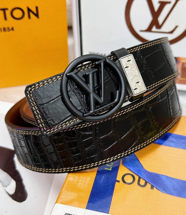 Belt LV Louis Vuitton's top tier replicaThe waistband is made of 100% imported original cowh ldj528tk - Image 8