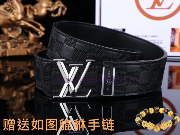 Belt LV Louis VuittonThe waistband is made of 100% cowhide, ensuring that the genuine leathe miksnuix - Image 4