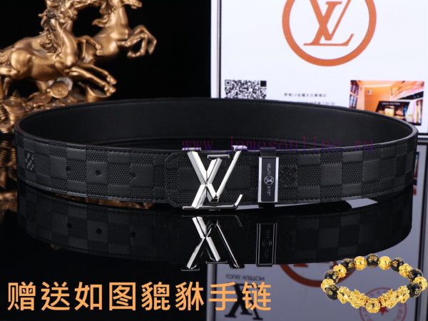 Belt LV Louis VuittonThe waistband is made of 100% cowhide, ensuring that the genuine leathe miksnuix - Image 5