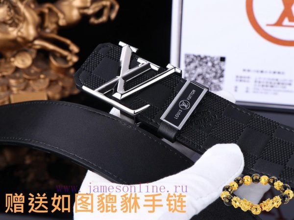 Belt LV Louis VuittonThe waistband is made of 100% cowhide, ensuring that the genuine leathe miksnuix - Image 7