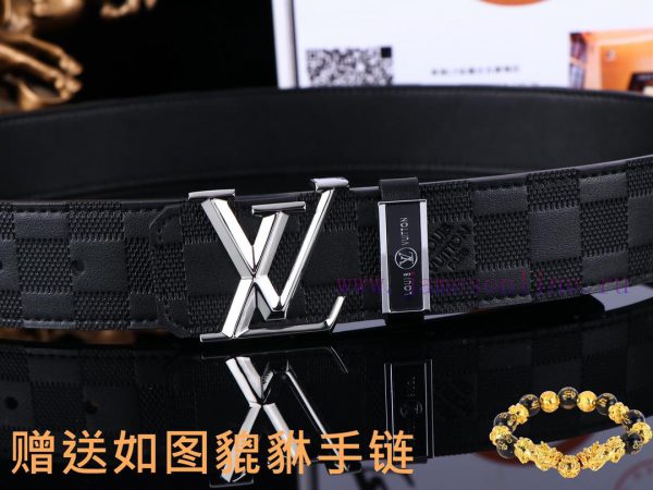 Belt LV Louis VuittonThe waistband is made of 100% cowhide, ensuring that the genuine leathe miksnuix - Image 8
