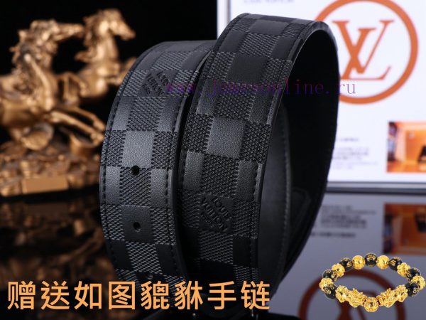 Belt LV Louis VuittonThe waistband is made of 100% cowhide, ensuring that the genuine leathe miksnuix - Image 9