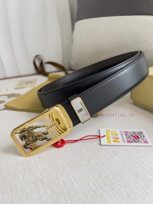 Burberry Burberry Belt ️ Automatic BeltAutomatic buckle, made of pure steel material, automa 4tvh5txf