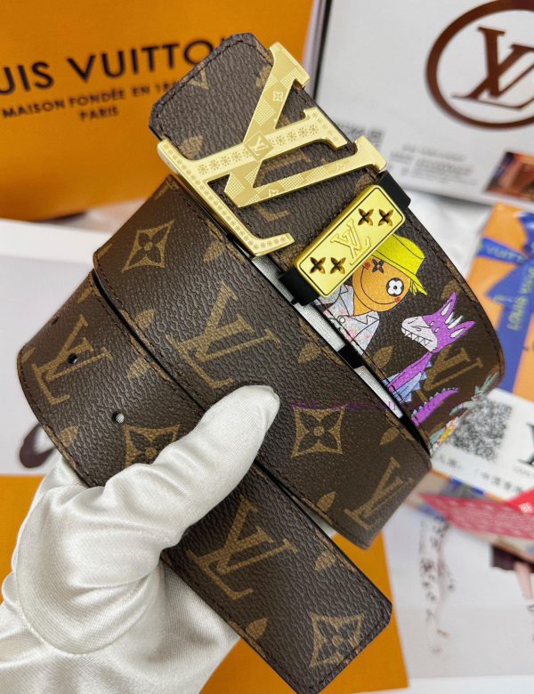 Belt LV Louis Vuitton Top Remakes-The waistband is made of 100% imported top layer cowhide, fqq1whhy - Image 3