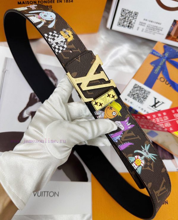 Belt LV Louis Vuitton Top Remakes-The waistband is made of 100% imported top layer cowhide, fqq1whhy - Image 7