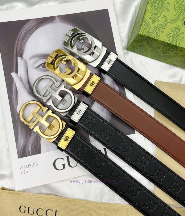 Belt Gucci Gucci automatic buckle-Belt replica Gucci The automatic belt series is made of 10 lar89how