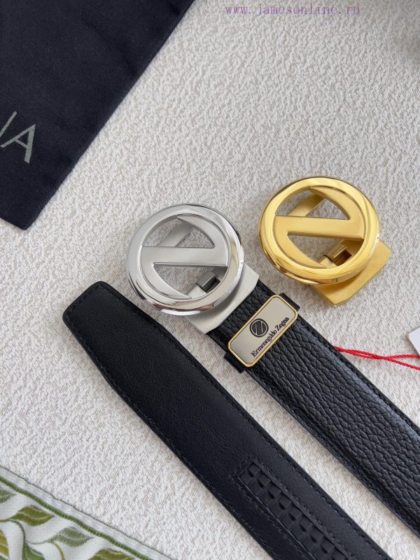 Jenny Ermenegido Zelma. Belt Automatic BeltPure steel material automatic buckle, top layer c dhx846b4 - Image 10