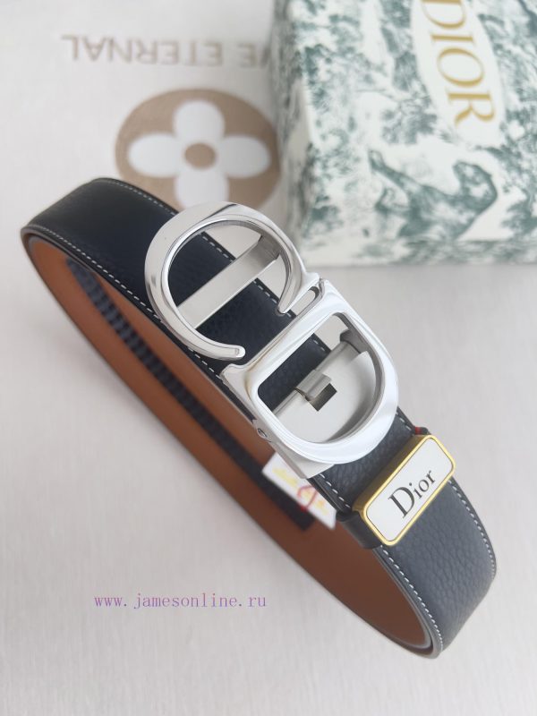 Dior Dior Belt ️ Automatic BeltAutomatic buckle, made of pure steel material, equipped with gpn0w30d - Image 3