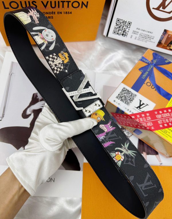 Belt LV Louis Vuitton Top Remakes-The waistband is made of 100% imported top layer cowhide, ybo3a6x0 - Image 10