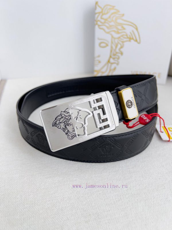 Versace Versace. ️ Belt and belt automatic beltAutomatic belt, classic head buckle made of p yw4yyowm