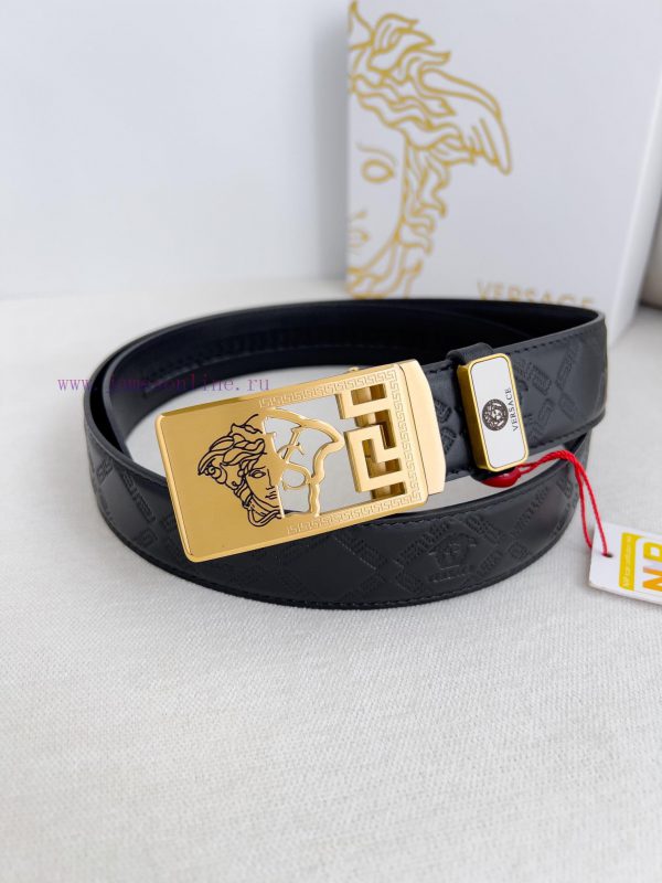 Versace Versace. ️ Belt and belt automatic beltAutomatic belt, classic head buckle made of p ppegeg4c