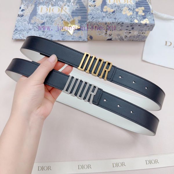 Remastered imported original factory leather belt, women's casual belt 3.0cm, Dior new style ns9dnqsw - Image 3