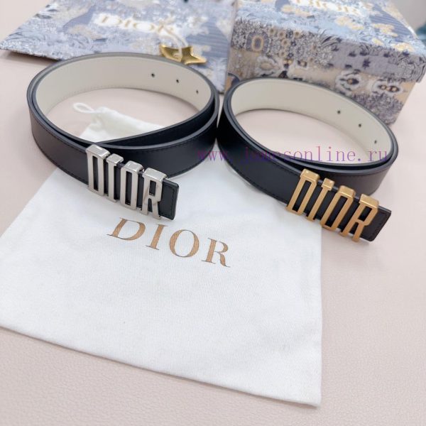 Remastered imported original factory leather belt, women's casual belt 3.0cm, Dior new style ns9dnqsw - Image 4