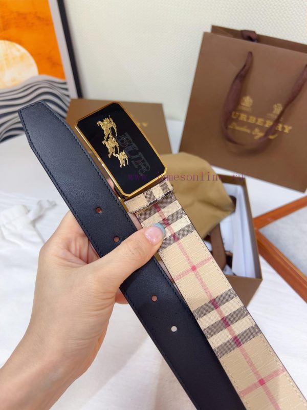 The new Burberry belt is synchronized with the new Italian made belt, made of selected smoot vwcqxd1r