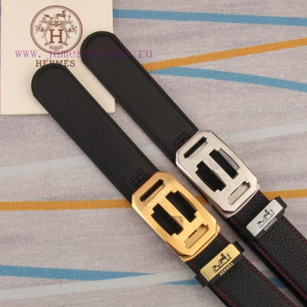 Belt and belt, automatic leather belt from Herm è sMen's belt material: 100% head layer cowh nhq8yxrb