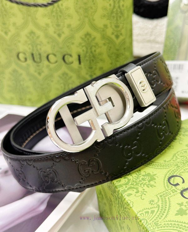 Belt Gucci Gucci automatic buckle-Belt replica Gucci The automatic belt series is made of 10 o4remj25