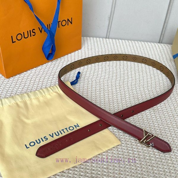 Width 20mm 𝕃𝕠𝕦𝕚𝕤𝕧𝕦𝕚𝕥𝕥𝕠𝕟 Lvjia's new SS limited edition women's belt with a new design buckle asrydzbr - Image 4