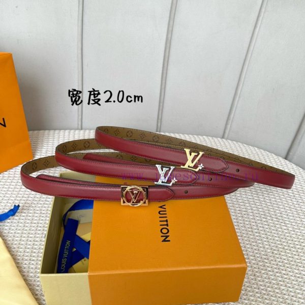 Width 20mm 𝕃𝕠𝕦𝕚𝕤𝕧𝕦𝕚𝕥𝕥𝕠𝕟 Lvjia's new SS limited edition women's belt with a new design buckle asrydzbr - Image 9