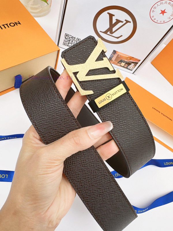 Belt LV Louis ️The waist belt is made of 100% cowhide, ensuring that the genuine leather is skjven9g