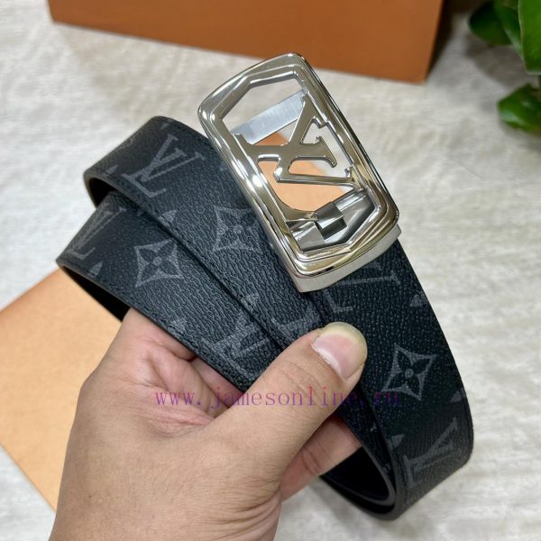 [Automatic belt buckle] LV width 3.5mm double-sided imported top layer cowhide production wi qoyn3ac2