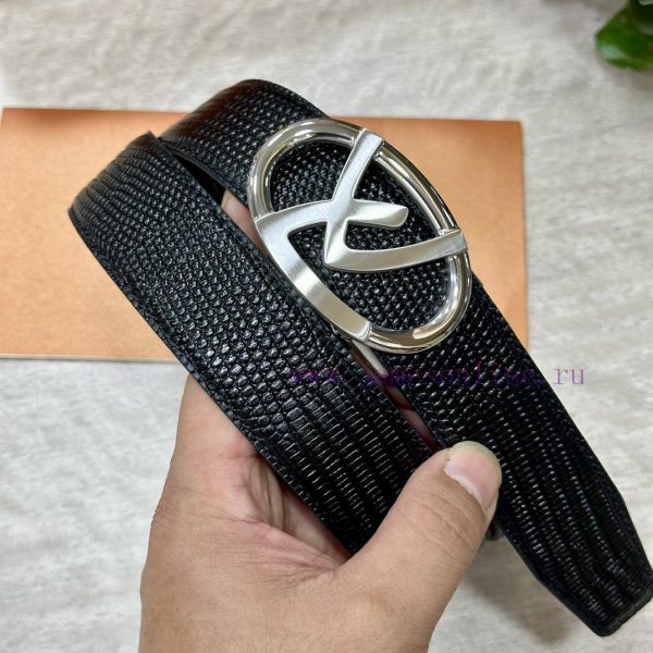 [Automatic belt buckle] LV width 3.5mm double-sided imported top layer cowhide production wi iwcccc0f - Image 3