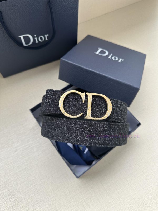 This 35mm double-sided belt with a width of 3.5cm combines elegant temperament with modern s h2jafh3e - Image 7