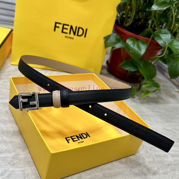 FENDL/Fendi width 20MM, imported calf leather, matched with ruthenium palladium plated F-buc n8ezoiir