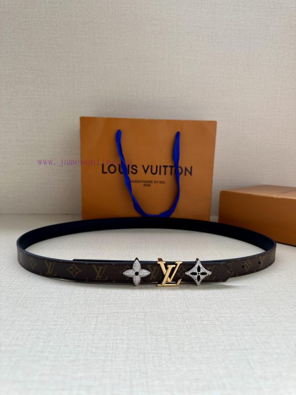 The 2.0-wide LV Trio double-sided belt is made of delicate cowhide leather and Monogram canv c0ejhzhd