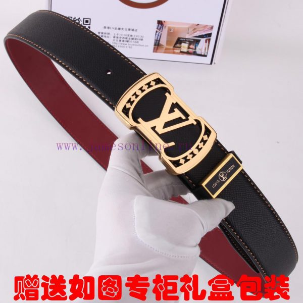 Belt LV Louis ️The waist belt is made of 100% cowhide, ensuring that the genuine leather is ms1hfjcg