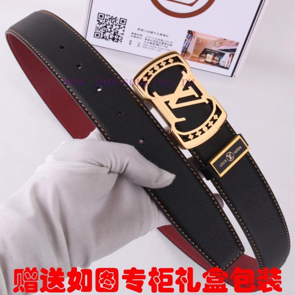 Belt LV Louis ️The waist belt is made of 100% cowhide, ensuring that the genuine leather is ms1hfjcg - Image 6