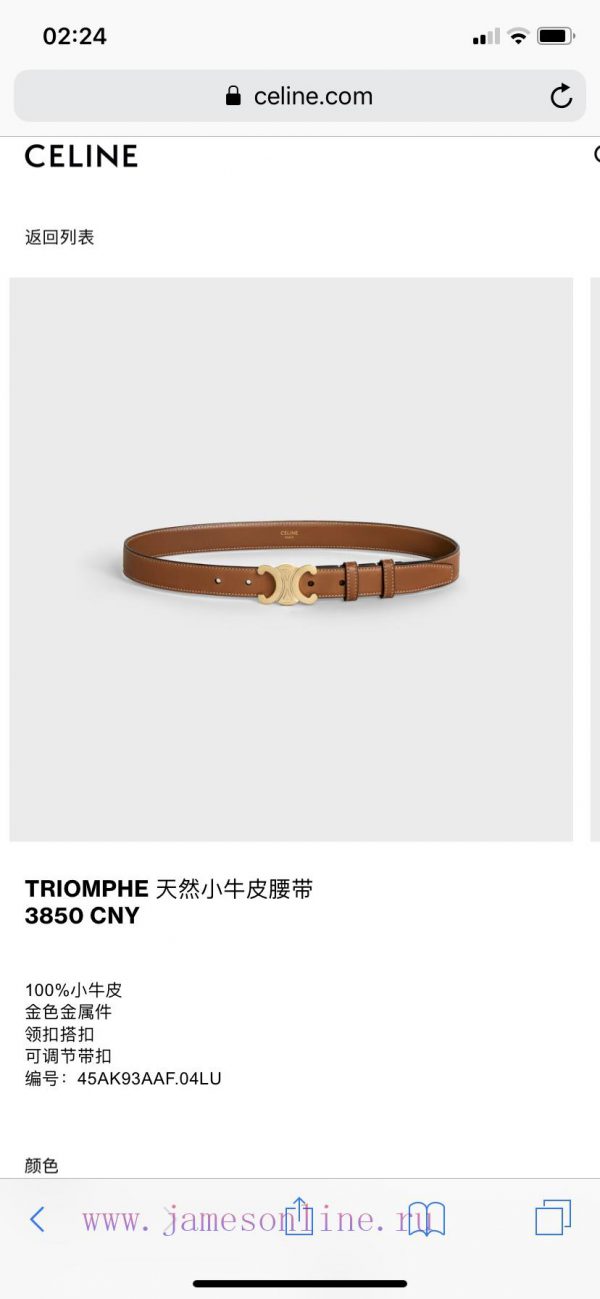 MADE IN ITALY[Gift] Comes with a complete set[Gift] Celine[Gift] Buckle Material Premium Sol q086qofw