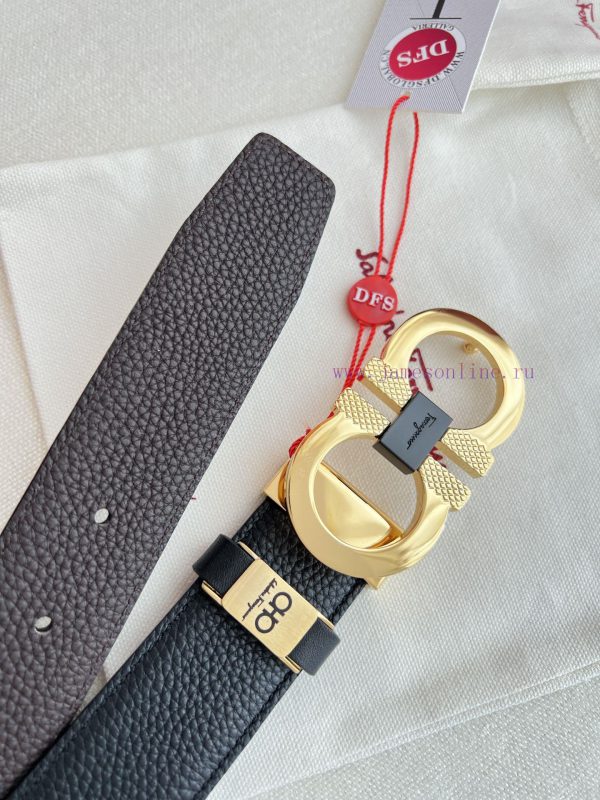 Ferragamo Ferrgamo ️ Belt and beltHanging buckle, classic hanging buckle made of pure copper 5vlmru6q - Image 5