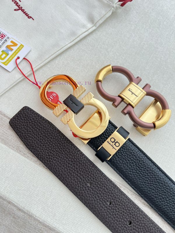 Ferragamo Ferrgamo ️ Belt and beltHanging buckle, classic hanging buckle made of pure copper 5vlmru6q - Image 6